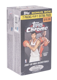 2007/08 Topps Chrome Basketball Sealed Blaster Box